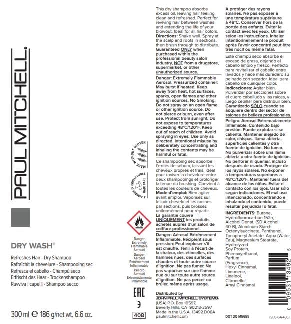 Paul Mitchell Dry Wash Dry Shampoo, Refreshes All Hair Types, 6.6 Oz Beauty & Personal Care Paul Mitchell
