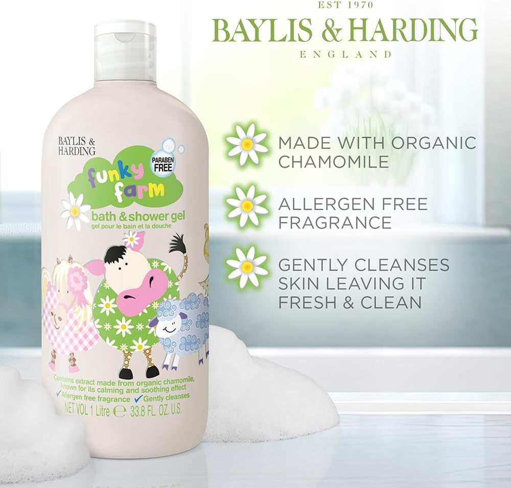 Baylis & Harding Funky Farm Bath & Shower Gel (1L) Beauty & Personal Care Baylis & Harding