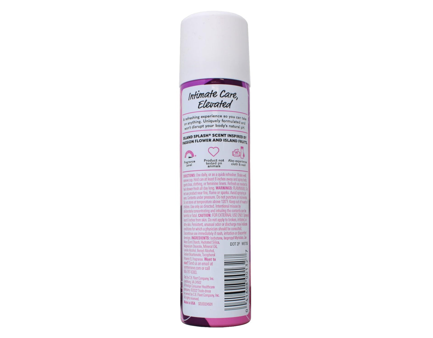 Summer's Eve Deodorant Spray Island Splash 2.0 oz. (Quantity of 6) Beauty and Personal Care Summer's Eve