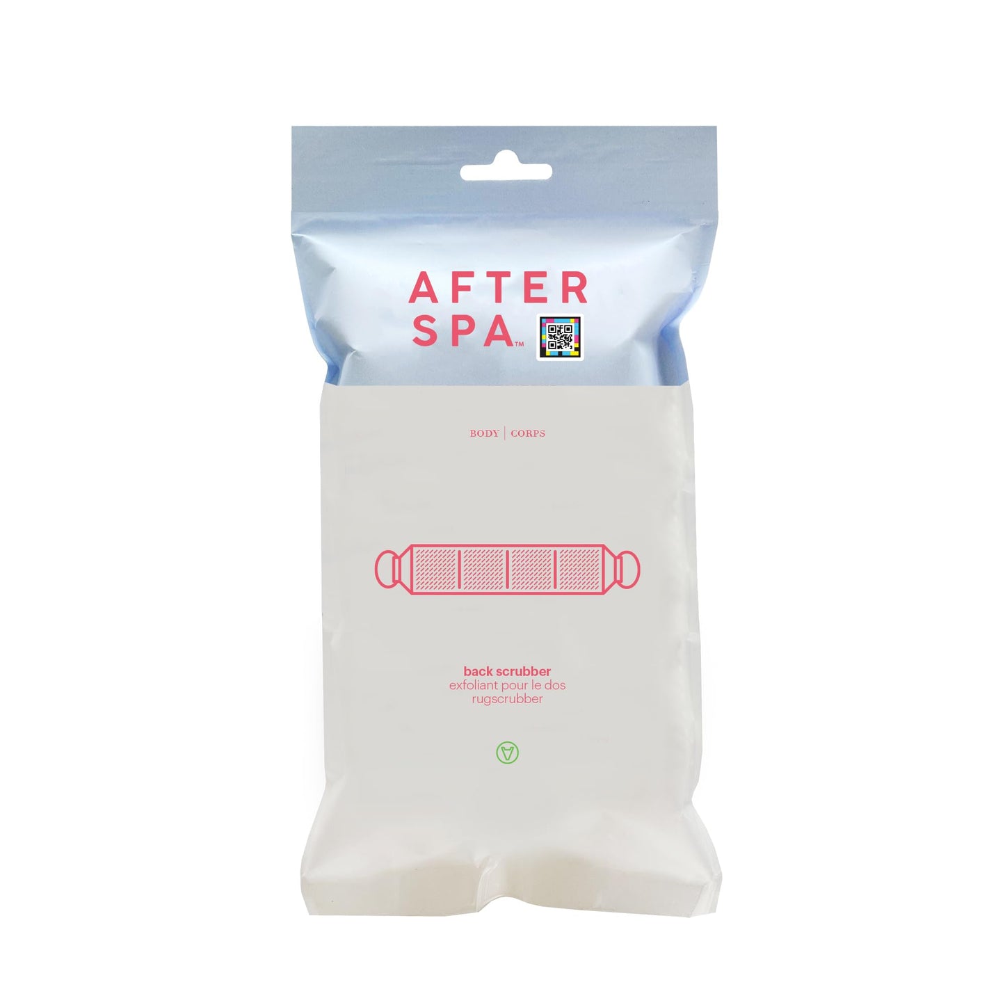 AFTERSPA Back Scrubber, 1 Count, White, Modern Style Beauty and Personal Care AFTERSPA
