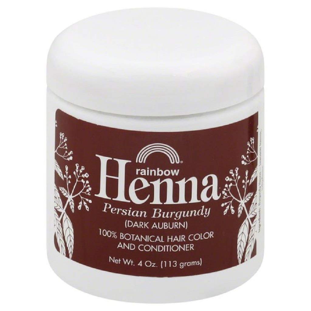 Henna (Persian) - Persian Burgundy (Dark Auburn), 4 oz ( Multi-Pack)3 Beauty & Personal Care Rainbow Research