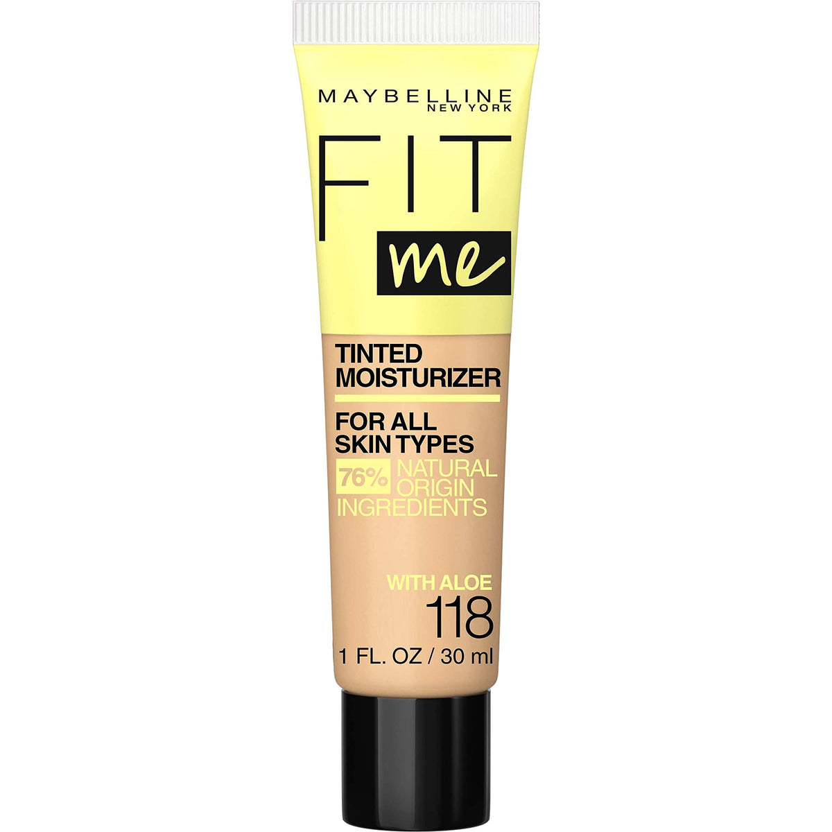 Maybelline Fit Me Tinted Moisturizer, Natural Coverage, Face Makeup, 118, 1 Count Beauty & Personal Care MAYBELLINE