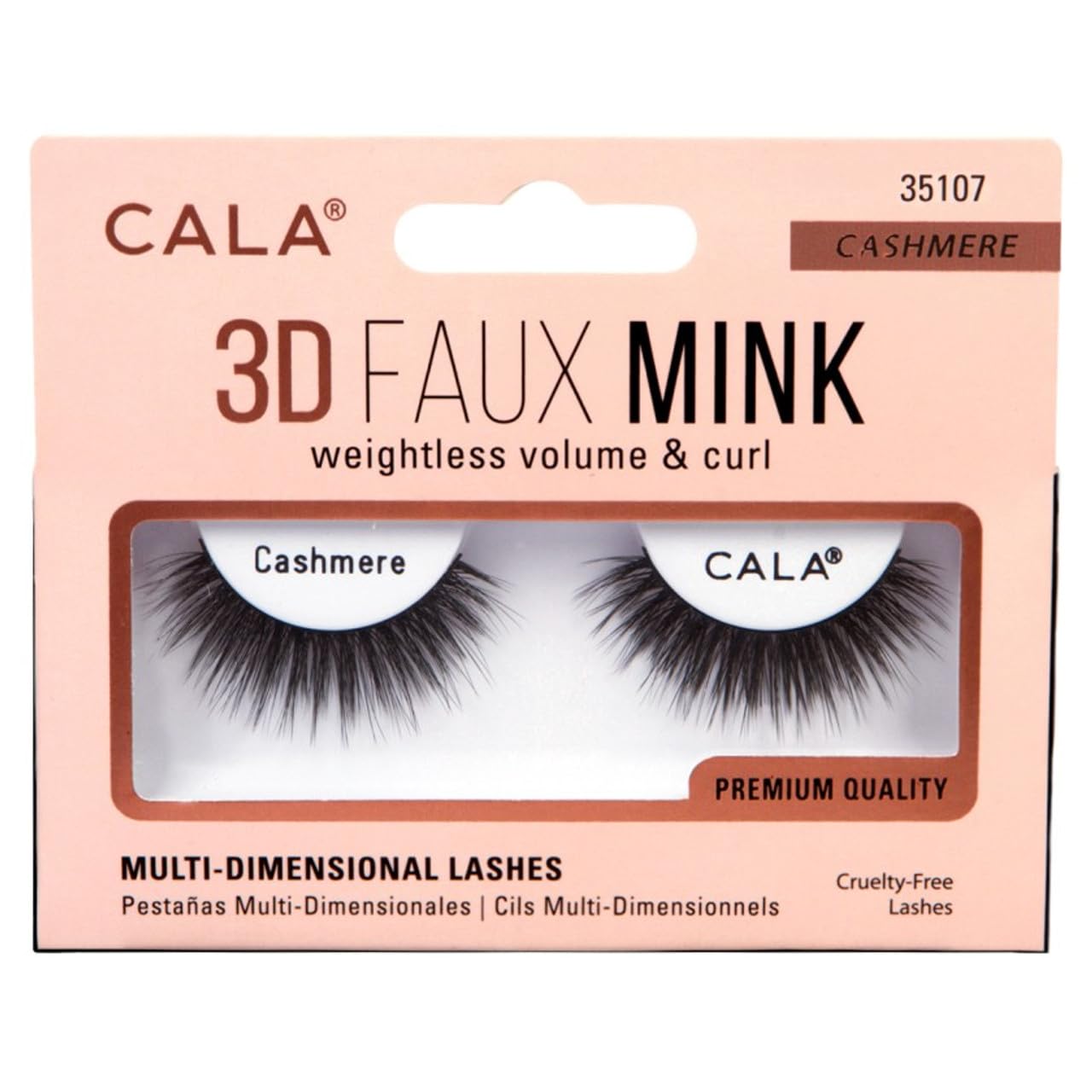 3D FAUX MINK LASHES: CASHMERE Beauty & Personal Care Cala