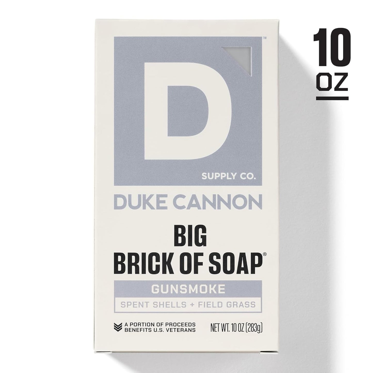 Duke Cannon Supply Co. Extra Large Bar Soap - Men's Natural Bar Soap with a Masculine Scent - Spent Shells + Field Grass - Body Soap for Men - All Beauty & Personal Care Duke Cannon Supply Co.