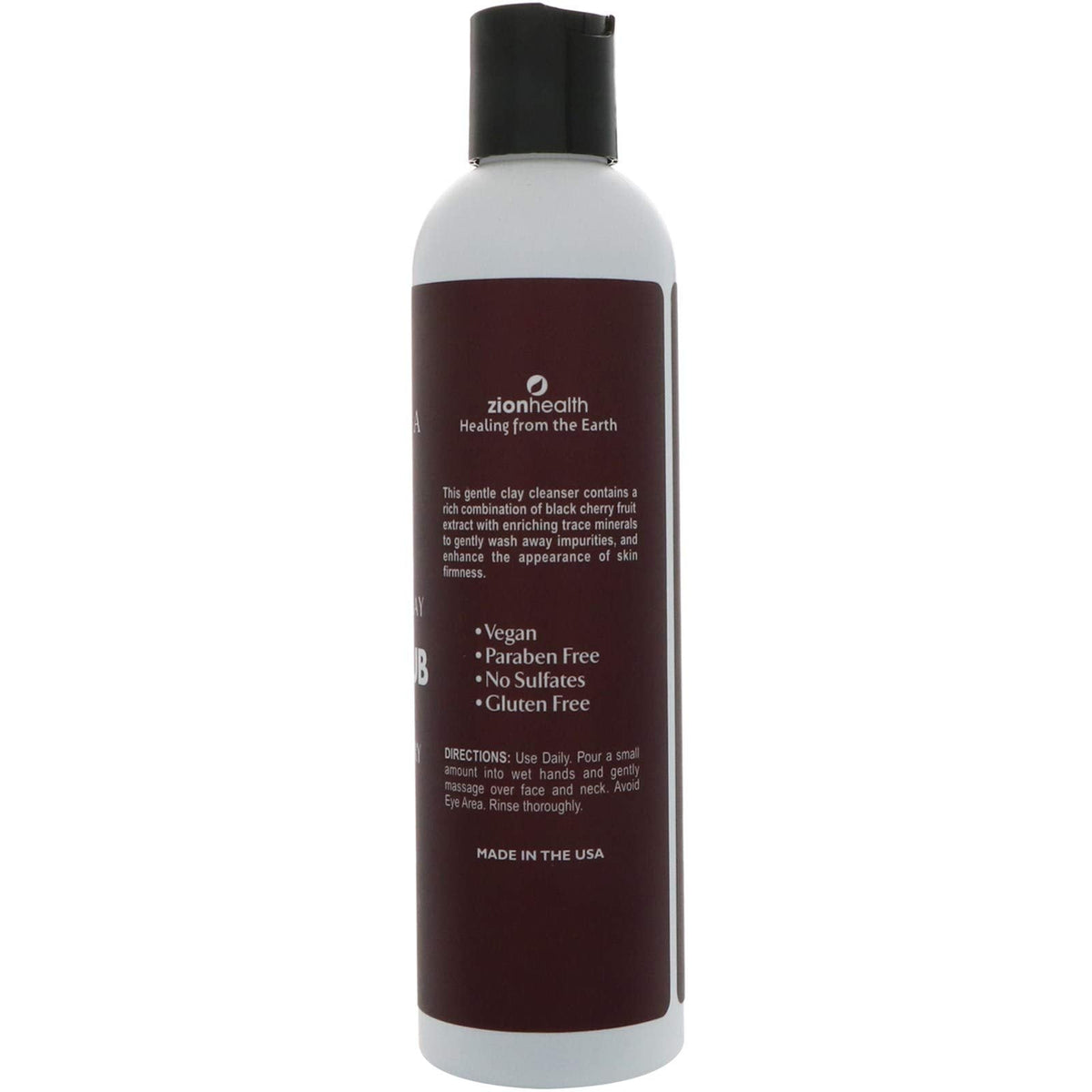 Adama Facescrub Black Cherry Zion Health 8 fl oz Liquid Beauty & Personal Care Zion Health