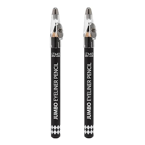 IZME New York JUMBO EYELINER PENCIL TWIN PACK, 2 Pencils / 5.0 g Each, Black Beauty & Personal Care IZME