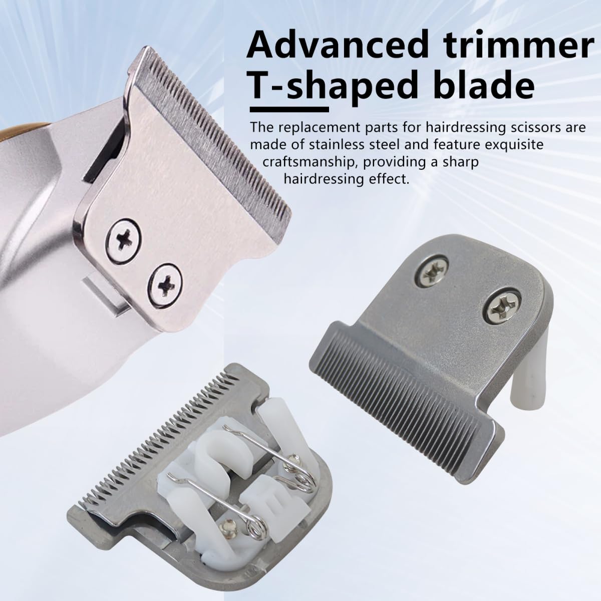 2PCS Replacement Detachable T Blade Fit for Wahl T Blades for Trimmer Models 9864/9864SS/9686/9818A/9854L/9870/9888/9937 Beauty and Personal Care Homesweet