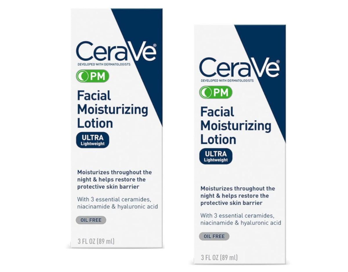 Cerave Facial Moisturizing Lotion PM 3 Oz (2 Pack) Beauty & Personal Care CeraVe