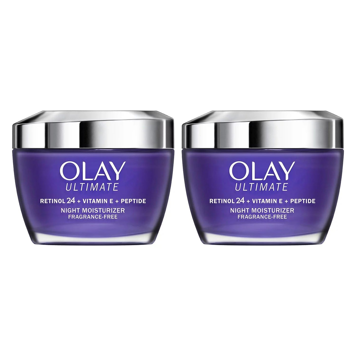 Olay Ultimate Retinol 24 + Vitamin E + Peptide Night Moisturizer (1.7 Oz, 2 Pk) Beauty & Personal Care Olay