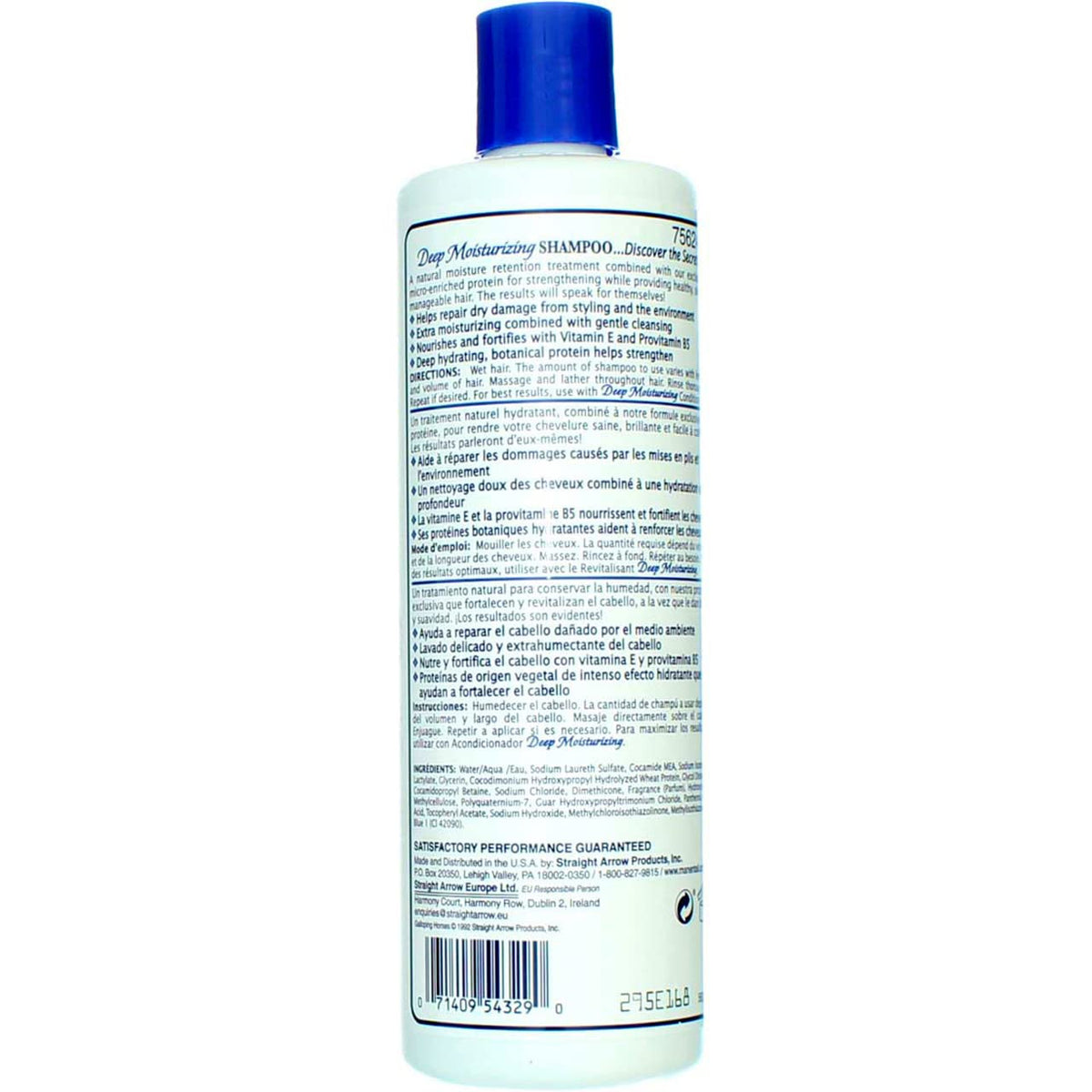 Mane'n Tail Deep Moisturizing Shampoo for Dry, Damaged Hair 12 oz (Pack of 4)