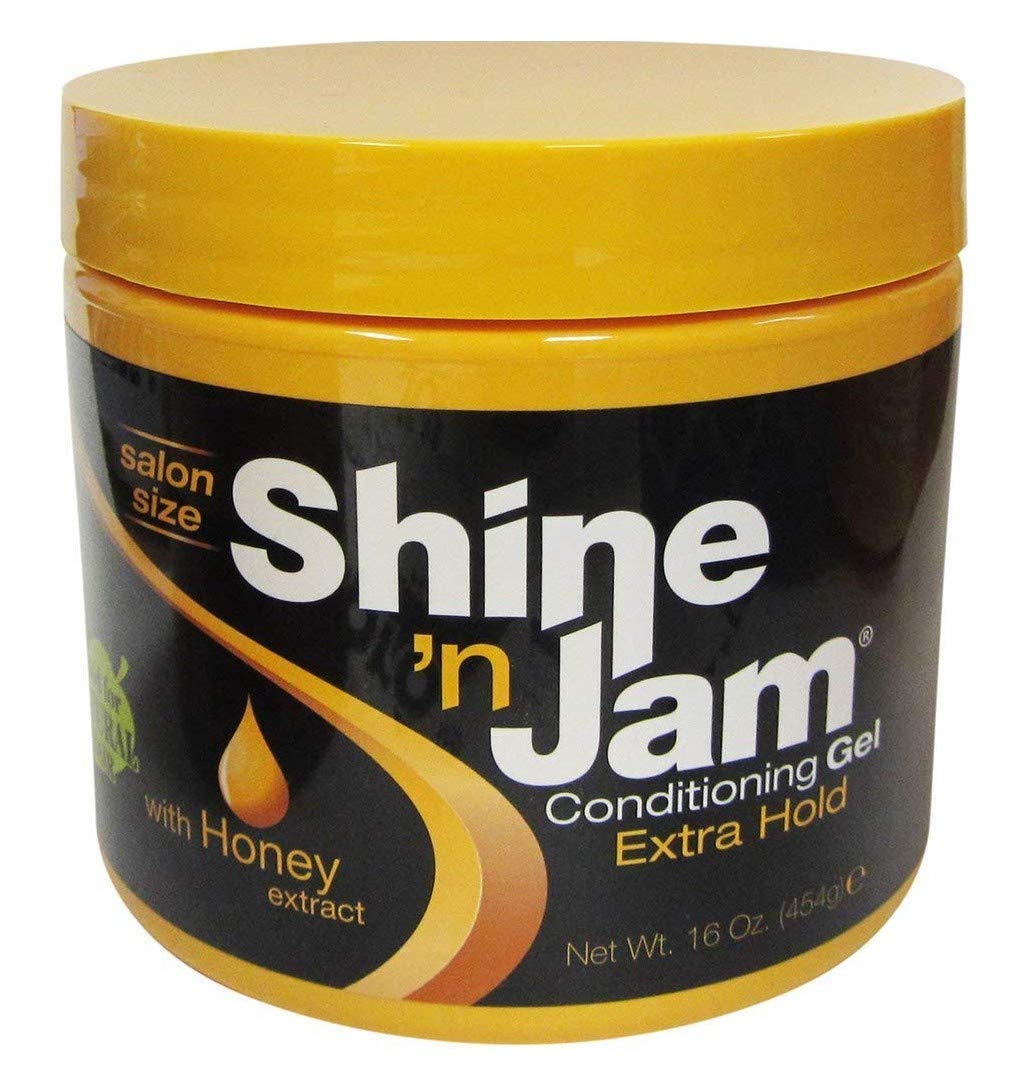 Shine N Jam Conditioning Gel Extra Hold 16 Ounce Jar (473ml) (2 Pack) Beauty & Personal Care Shine 'n Jam