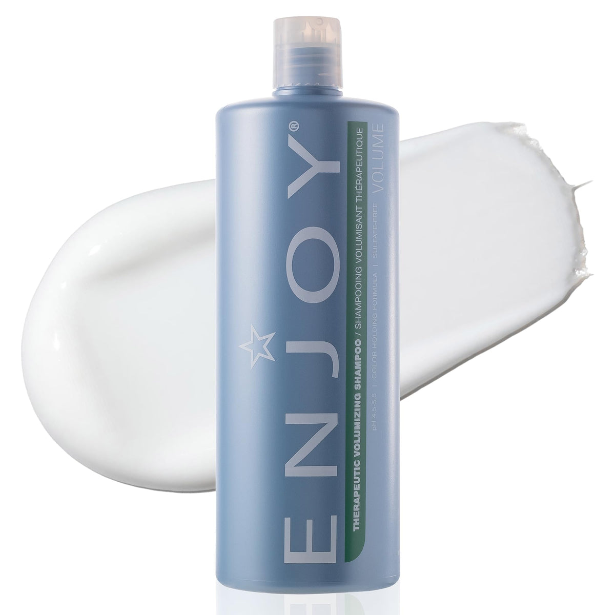 Enjoy Therapeutic Volumizing Shampoo, Scalp Stimulating and Thickening Cleanser for Fine or Thinning Hair, Peppermint, Tea Tree, and Niacin Formula,