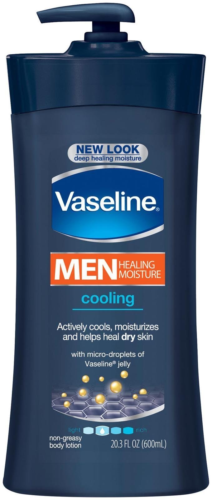 Vaseline Men Healing Moisture Body Lotion - Cooling - 20.3 oz Beauty & Personal Care Vaseline