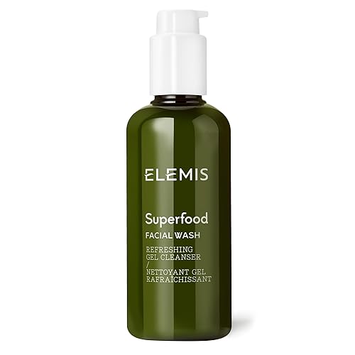 ELEMIS Superfood Facial Wash 200ml, Daily Gel Cleanser with Prebiotics for Glowing, Balanced Skin, Hydrating Cleanser for Face Beauty & Personal Care ELEMIS