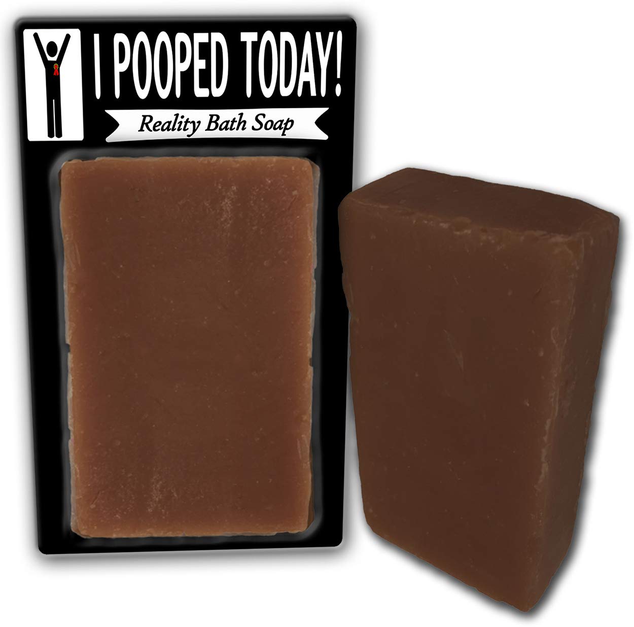 I Pooped Today Soap Chocolate Bath Soap Poop Gags for Women Men Chocolate Novelty Soap Secret Santa Unisex White Elephant Stocking Stuffers for Men Beauty & Personal Care The Bodacious Bath Co.