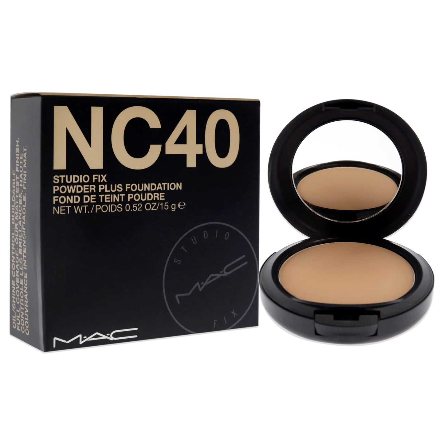 MAC Studio Fix Powder Plus Foundation for Women, NC40, 0.52 Ounce Beauty & Personal Care MAC