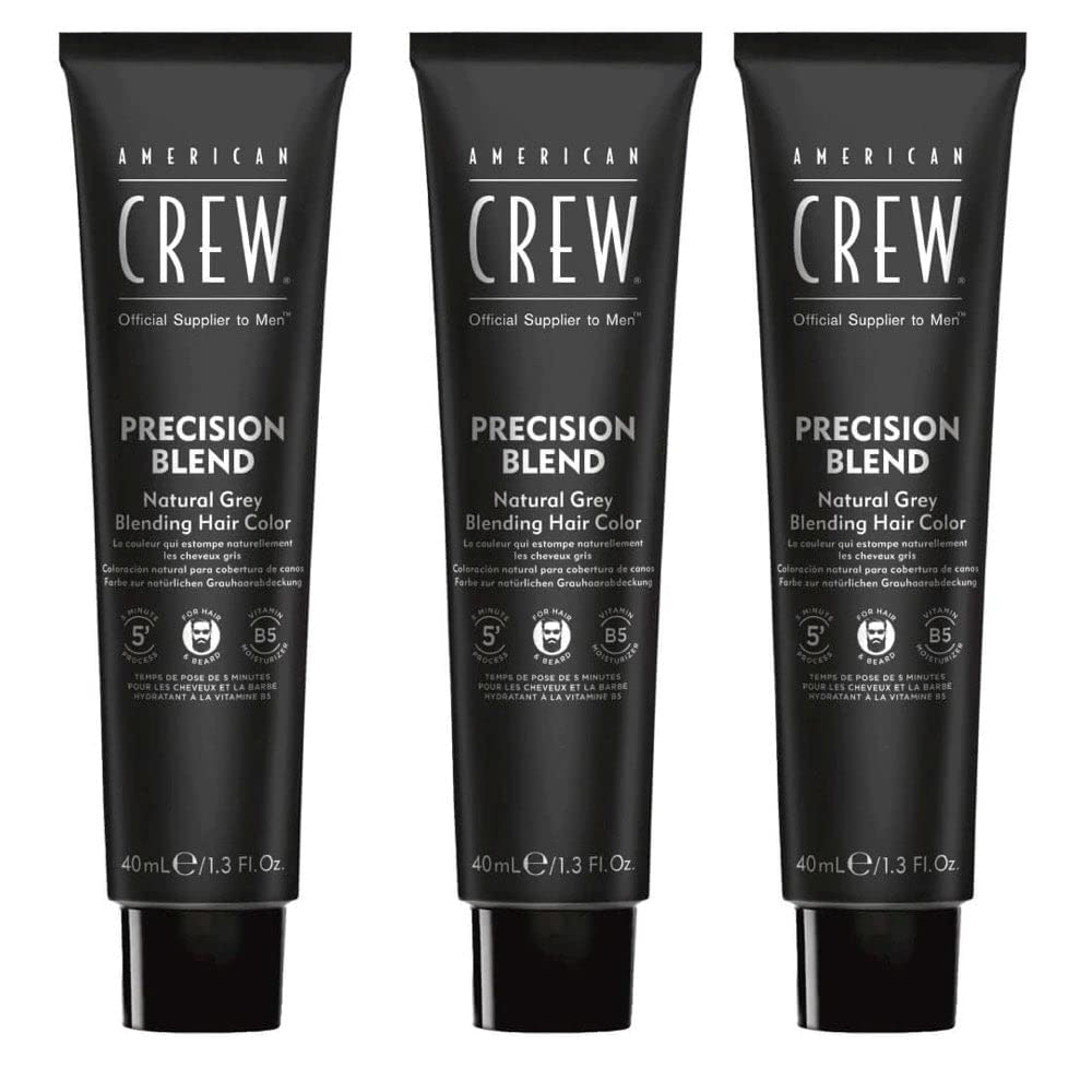 American Crew Men's Temporary Hair Color, Temporary Hair Dye, Natural Gray Coverage, Mednatural, 1.35 Fl Oz Beauty & Personal Care AMERICAN CREW