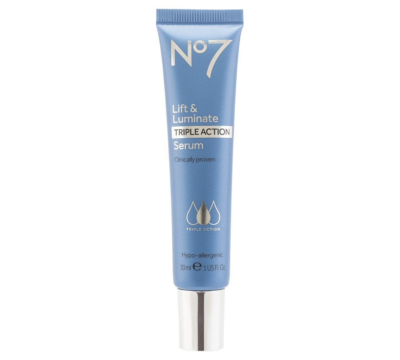 No7 Lift & Luminate Triple Action Face Serum - Collagen Peptide Anti Wrinkle Serum + Brightening Emblica & Vitamin C Face Serum + Pro Retinol Skin Beauty & Personal Care No7