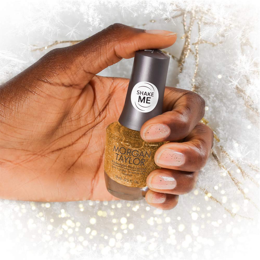 Morgan Taylor "California Gold" - Gold Glitter Overlay, 15 mL | .5 fl. Oz. - 3110402 Beauty & Personal Care Morgan Taylor