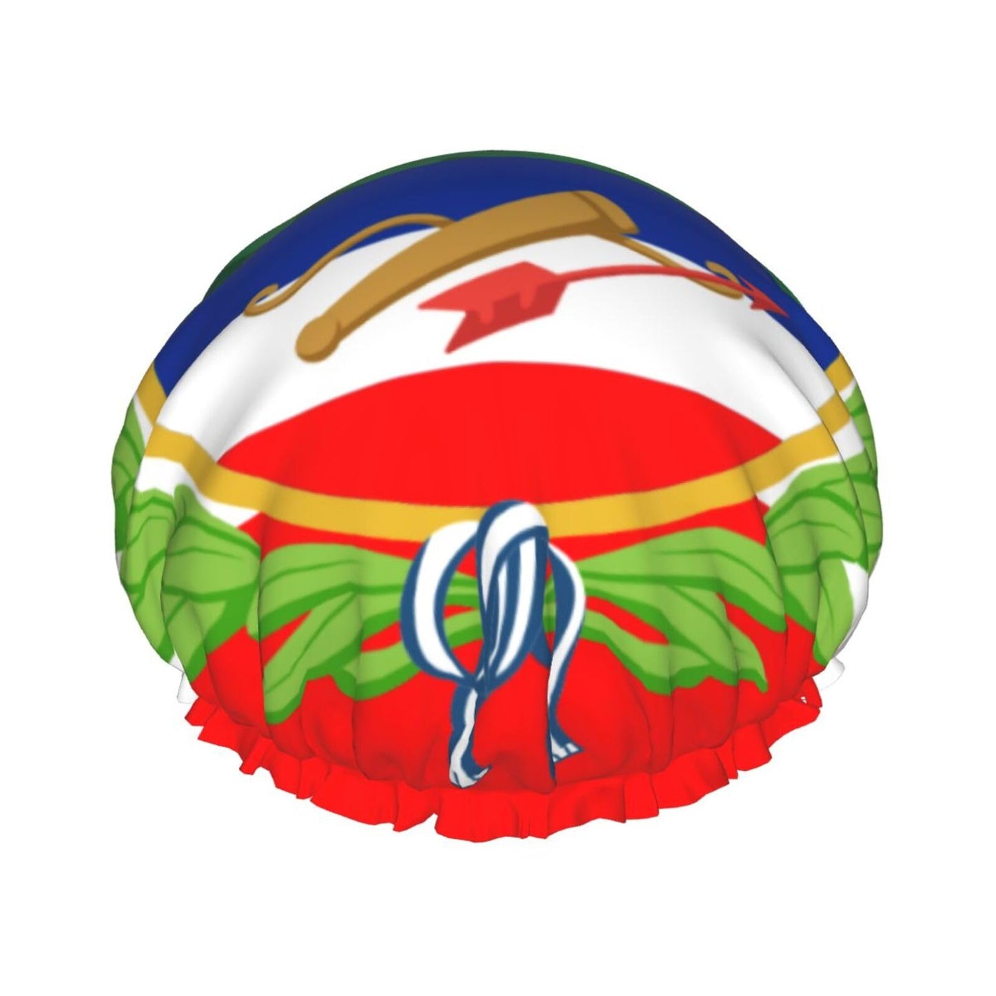 Los Altos Flag Prints Shower Cap Double Layer Lined Waterproof Bathing Shower Hat Beauty and Personal Care Hayyett