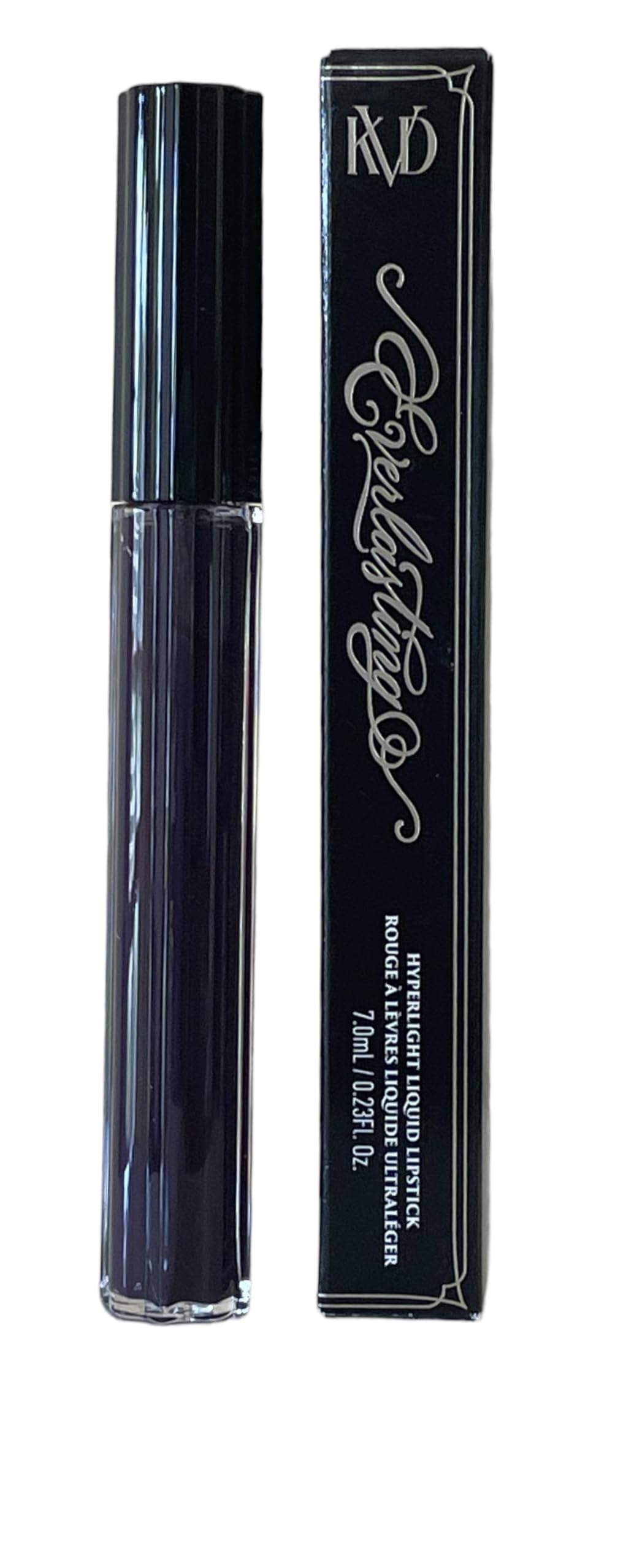 KVD Beauty Everlasting Hyperlight Vegan Transfer-Proof Liquid Lipstick Dark Wisteria Beauty & Personal Care KVD