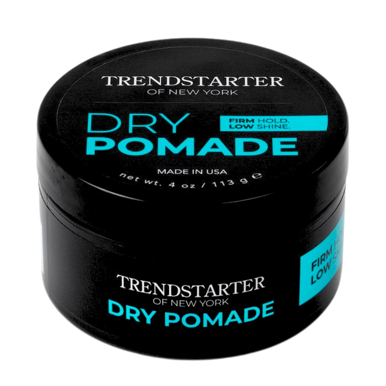 TRENDSTARTER - DRY POMADE (4oz) - Firm Hold - Low Shine - Water-Based Gel Type Pomade - All-Day Hold Premium Hair Styling Products Beauty & Personal Care TRENDSTARTER