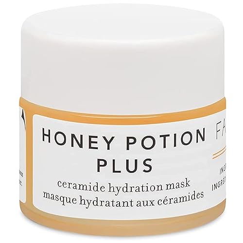 Farmacy Hydrating Face Mask - Honey Potion Plus Nourishing Skincare Facial Mask with Niacinamide, Ceramides + Pro-Vitamin B5 to Protect + Replenish Beauty & Personal Care Farmacy