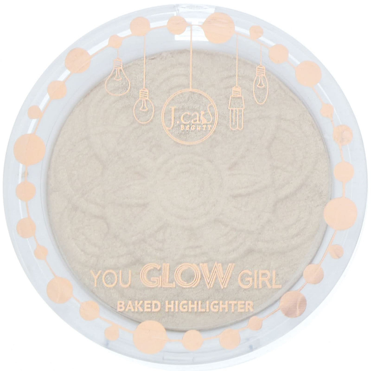 J.CAT BEAUTY You Glow Girl Baked Highlighter - Moon Light