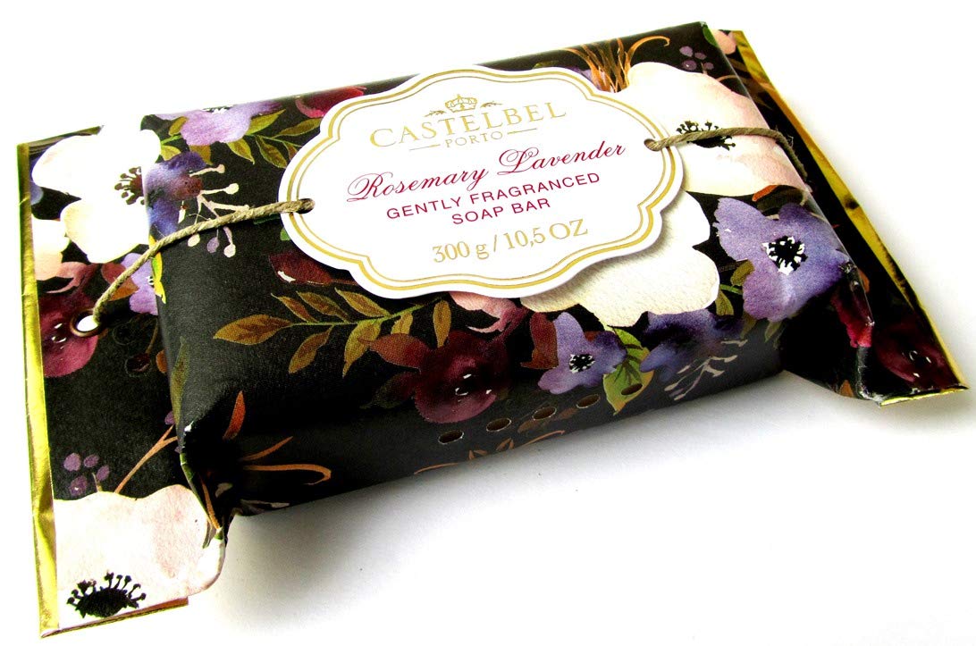 Castelbel Porto"Rosemary & Lavender" Gently Fragranced Soap Bar 10.5 Ounce. Beauty & Personal Care Castelbel Porto