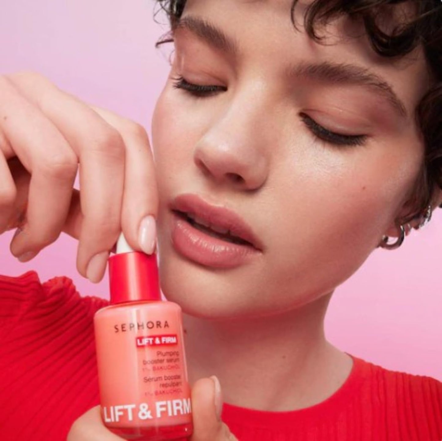 Sephora Collection Lift & Firm Plumping Booster Serum with 1% Bakuchiol - 1 fl oz / 30mL Beauty & Personal Care SEPHORA