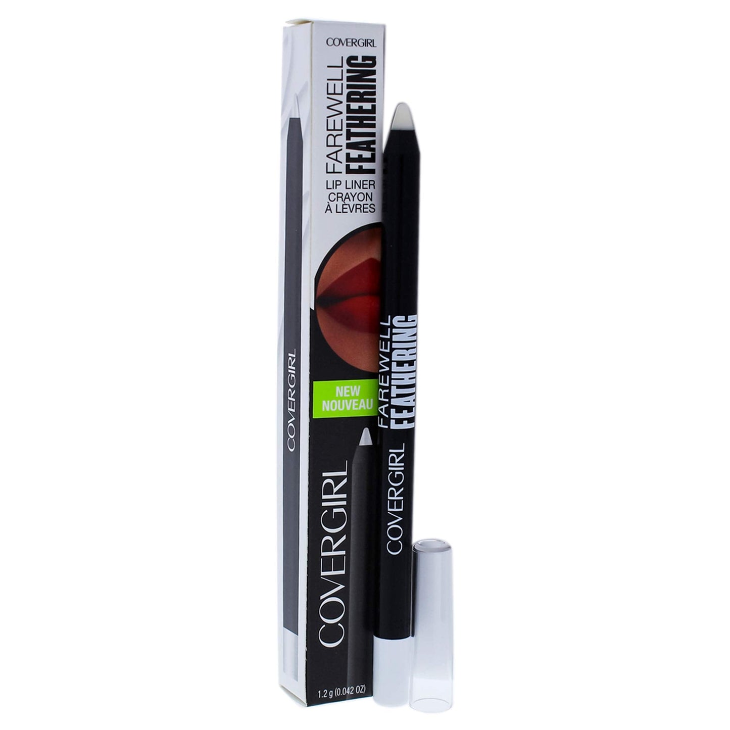 COVERGIRL Farewell Feathering Lip Liner, Clear, 0.04 Ounce (packaging may vary), Pack of 1 Beauty & Personal Care COVERGIRL
