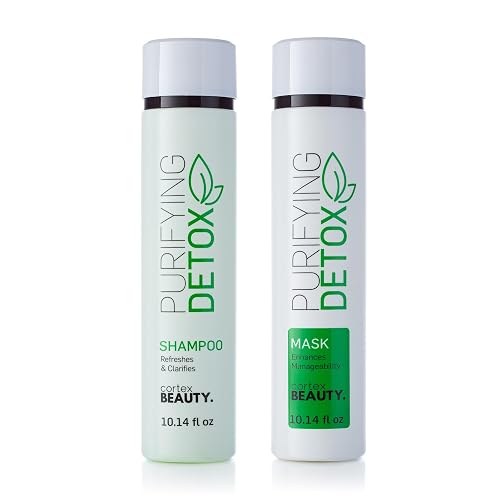 Cortex Beauty Purifying Detox | Detoxifying Shampoo & Mask Bundle | 10.14oz Beauty & Personal Care Cortex International