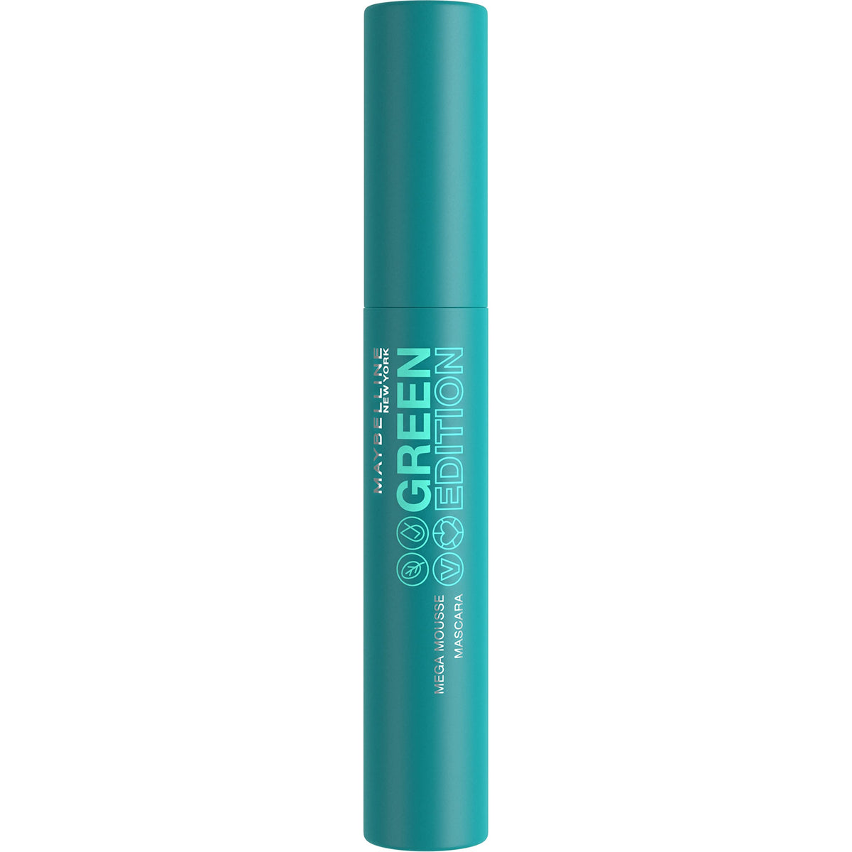 Maybelline Green Edition Mega Mousse Mascara Makeup, Smooth Buildable and Lightweight Volume, Formulated with Shea Butter, Blackest Black, 1 Count Beauty & Personal Care MAYBELLINE