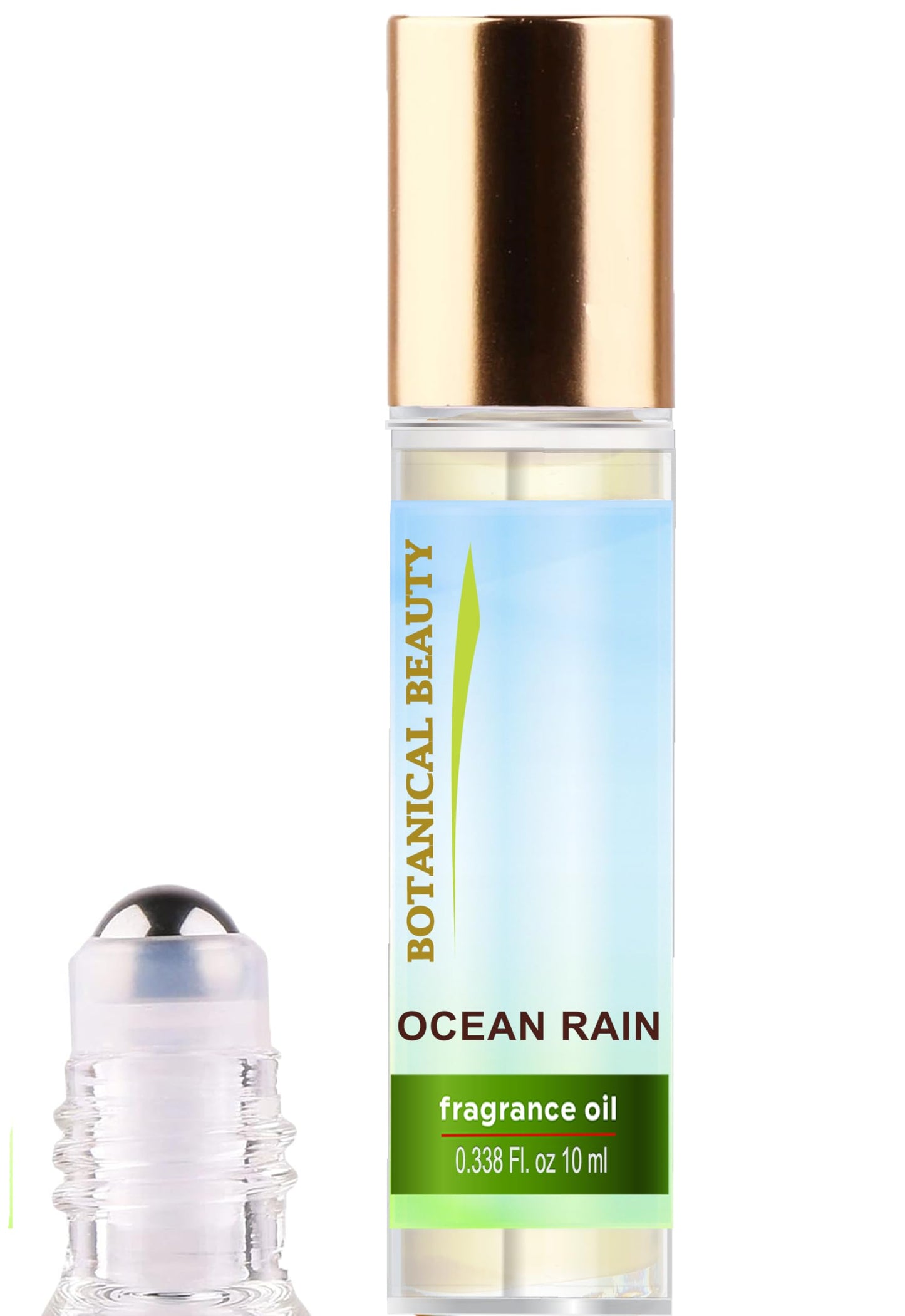 Botanical Beauty OCEAN RAIN FRAGRANCE OIL ROLL-ON 0.338 FL OZ (10 ML) Rollerball Perfume, Alcohol-Free, Long Lasting Beauty & Personal Care Botanical Beauty