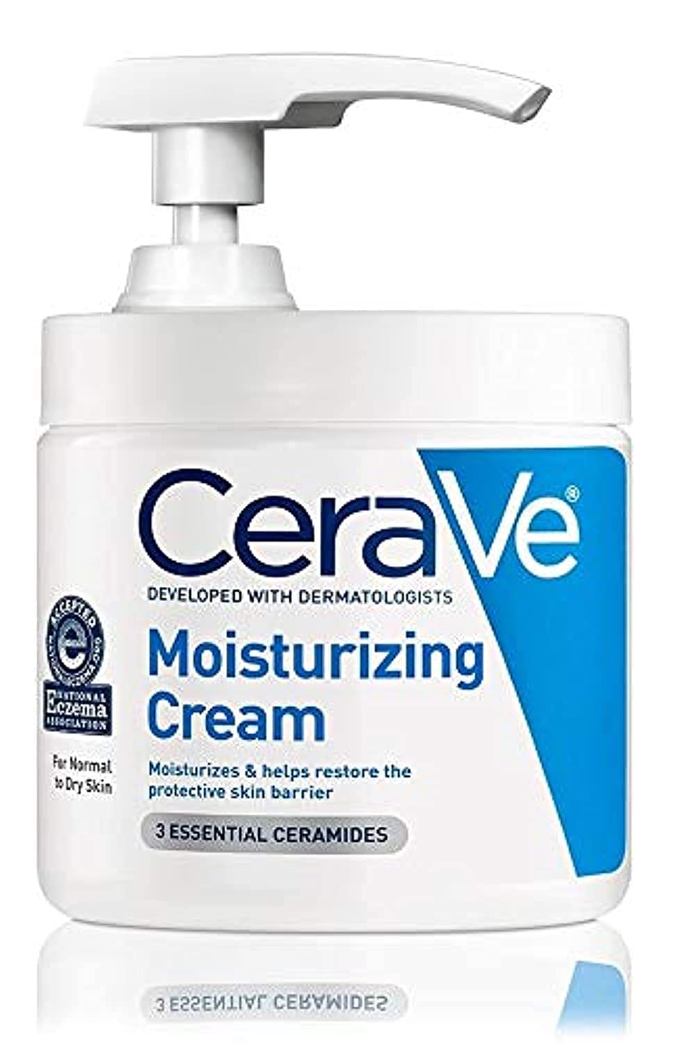 CeraVe Moisturizing Cream with Pump 16 oz Daily Face and Body Moisturizer for Dry Skin Beauty & Personal Care CeraVe