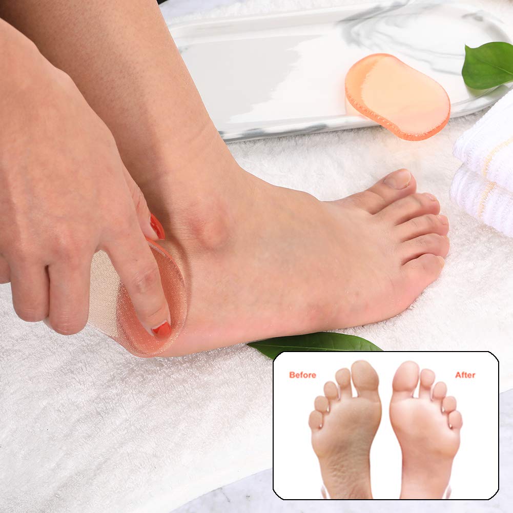 BEZOX Glass Foot File Callus Remover, Crystal Pedicure Foot Rasp for Callused, Coarse, Hard Skin Removal, Portable Hand Sized Foot Scraper for Cracked Beauty & Personal Care BEZOX