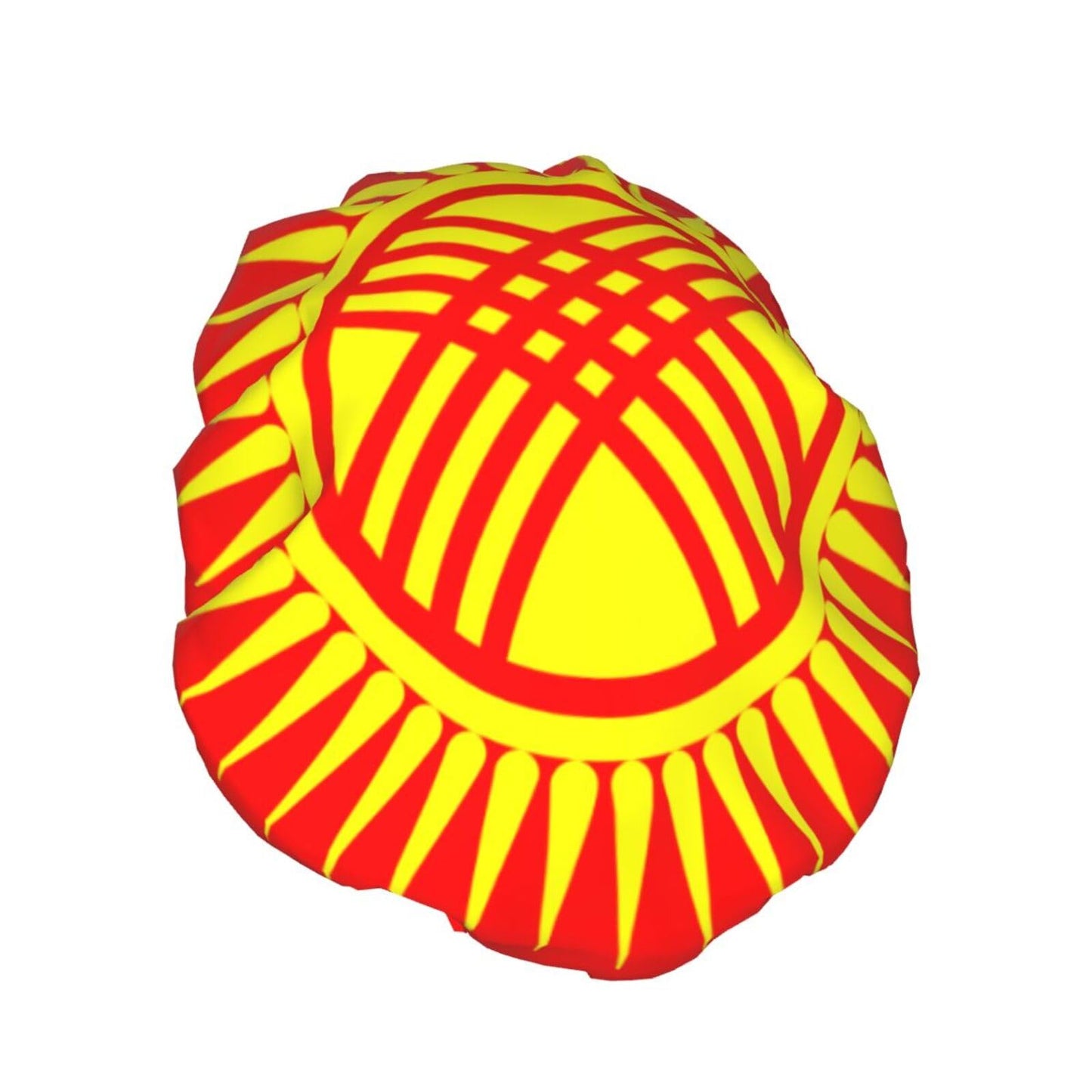 Kyrgyzstan Flag Prints Shower Cap Double Layer Lined Waterproof Bathing Shower Hat Beauty and Personal Care Hayyett