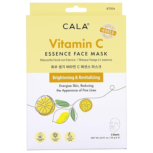 Cala essence facial mask sheets 5 count, 5 Count Beauty & Personal Care Cala