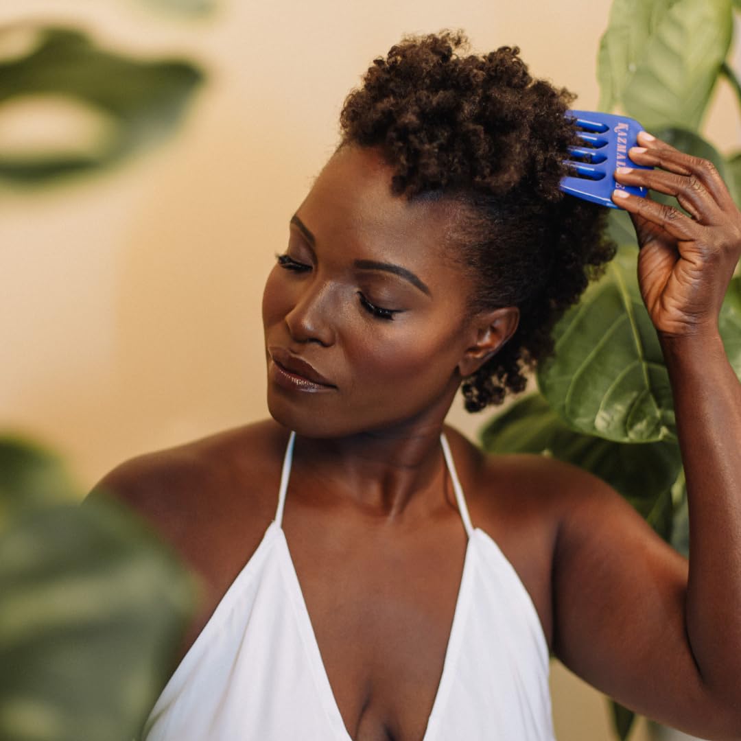 KAZMALEJE Detangling & Styling Pick for Curly, Kinky, Coily Hair | Reduces Frizz, Adds Volume | For Women, Kids & Men Beauty & Personal Care KAZMALEJE