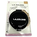 LA Colors Pressed Powder Compact - Matte Shine Control Face Powder with Mirror & Applicator - Smooth Natural Finish - Tan (C62182) Beauty & Personal Care L.A. COLORS