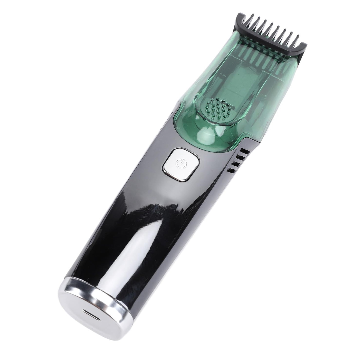 Saluaqui Cordless Vacuum Hair Trimmer with LED Display and Low Noise 1400mAh - Men Vacuum Grooming Set for Mustache and Sideburns - Strong Power Beauty and Personal Care Saluaqui