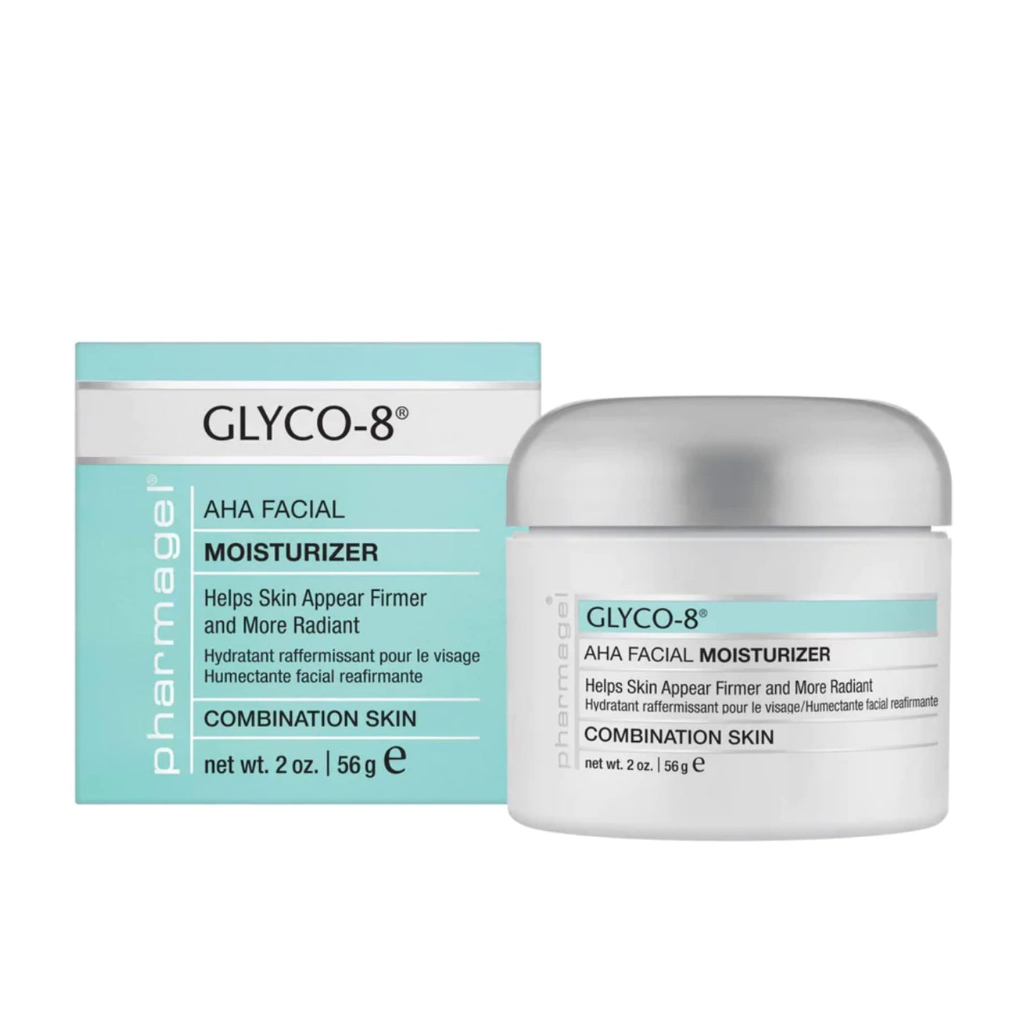 Pharmagel Glyco-8 Facial Firming Moisturizer for Combination Skin | Deeply Hydrating Daily Facial Moisturizer for Fine Lines and Wrinkles - 2 oz. Beauty & Personal Care Pharmagel