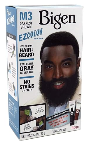 Bigen EZ Color Hair Color for Men, Darkest Brown Kit, 48 Oz, Pack of 6 Beauty & Personal Care Bigen