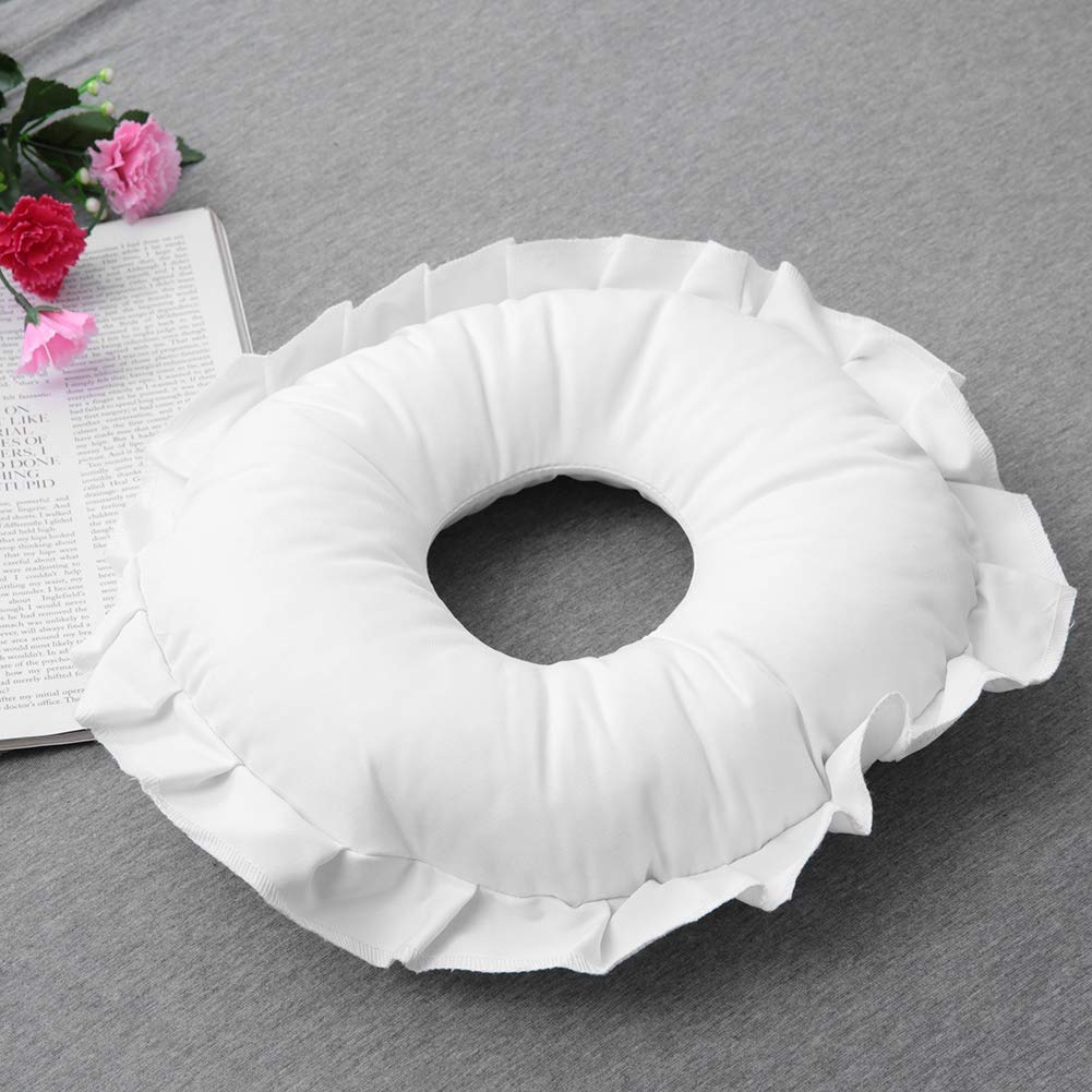 Salmue Rest Pillow, Polyester Face Relax Pillow SPA Salon Massage Hollowed Pillow Nap Rest Cushion, Pillow Microfiber Bath Pillows Material Waterproof Beauty and Personal Care Salmue