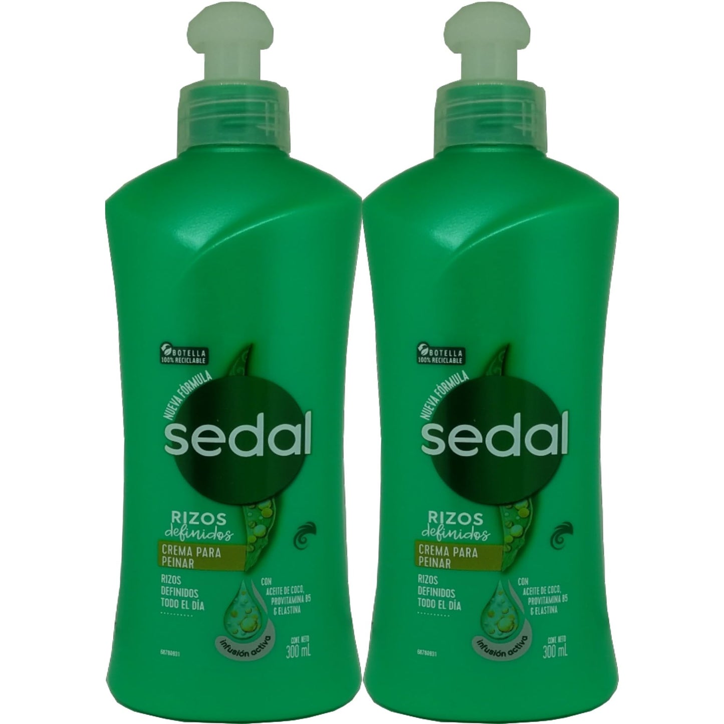 Sedal Curls Defined Hair Comb Cream with Coconut Oil, Provitamin B5, Elastin, 300ml, 2 Pack Beauty & Personal Care Sedal