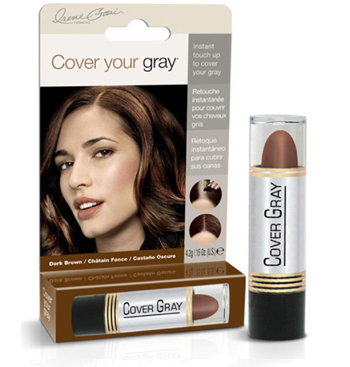 Cover Your Gray Hair Color Touch-Up Stick - Dark Brown (6-Pack) Beauty & Personal Care Cover Your Gray