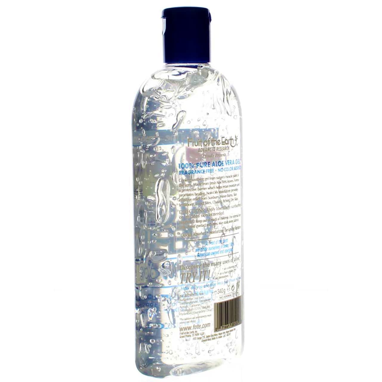 Fruit of the Earth 100% Aloevera 12 oz. Gel - Pack of 1 Beauty & Personal Care Fruit of the Earth