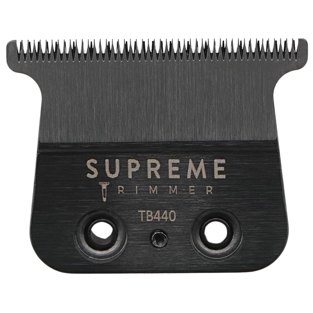 Supreme Trimmer Replacement Standard Tooth T-Blade TB440 - 0 Gap Adjustable, DLC Coated Stainless Steel Trimmer Blade for Recharge ST777 Beauty and Personal Care Supreme Trimmer