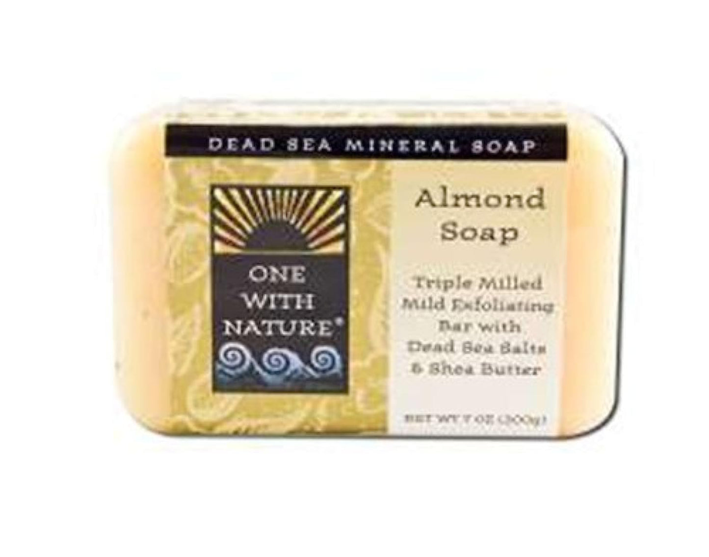 One With Nature Almond Dead Sea Mineral Soap, 7 Ounce Bar Beauty & Personal Care One With Nature