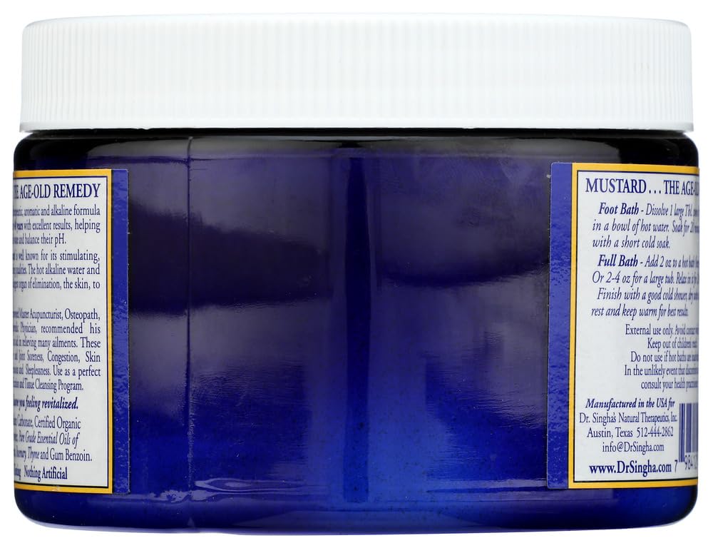 Dr. Singha's Mustard Bath, 8-Ounces (Pack of 4) Beauty and Personal Care Dr. Singha's